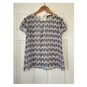 COPY - Zara Trafaluc Collection - Sheer robot blouse (M)